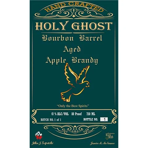 Holy Ghost Bourbon Barrel Aged Apple Brandy