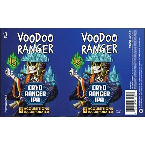 New Belgium Voodoo Ranger Cryo Ranger IPA