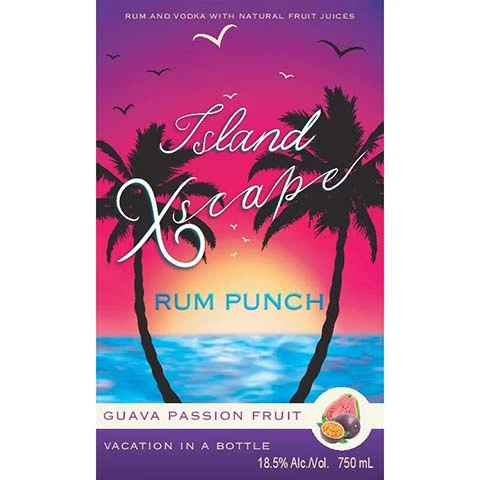 Island Xcape Guava Passion Fruit Rum Punch