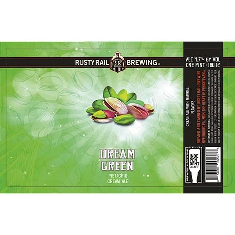 Rusty Rail Dream Green Pistachio Cream Ale