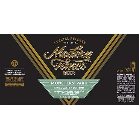 Modern Times Monsters' Park Singularity Edition Imperial Stout