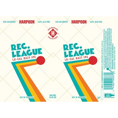 Harpoon Rec. League Lo-Cal Hazy IPA