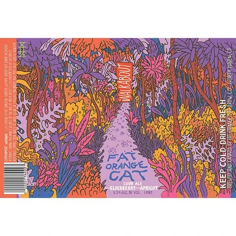 Fat Orange Cat Walkabout Sour (Elderberry & Apricot)