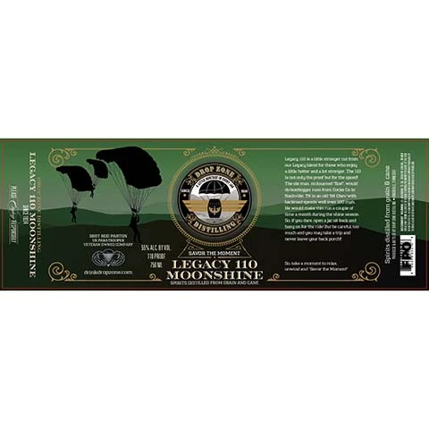 Drop Zone Legacy 110 Moonshine
