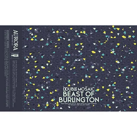 Aurora Double Mosaic Beast Of Burlington New England IPA
