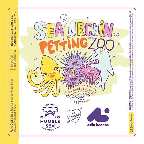 Humble Sea Sea Urchin Petting Zoo Foggy DIPA