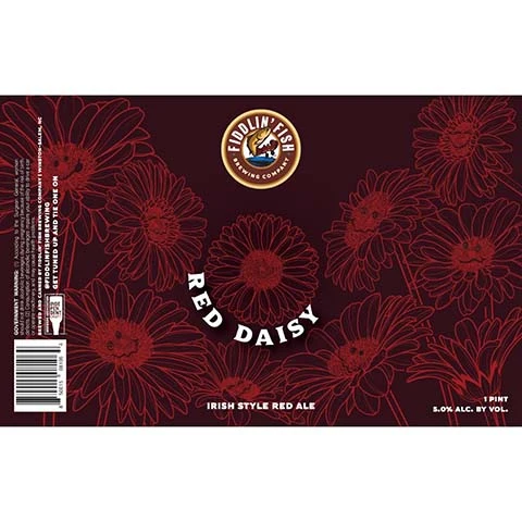 Fiddlin' Fish Red Daisy