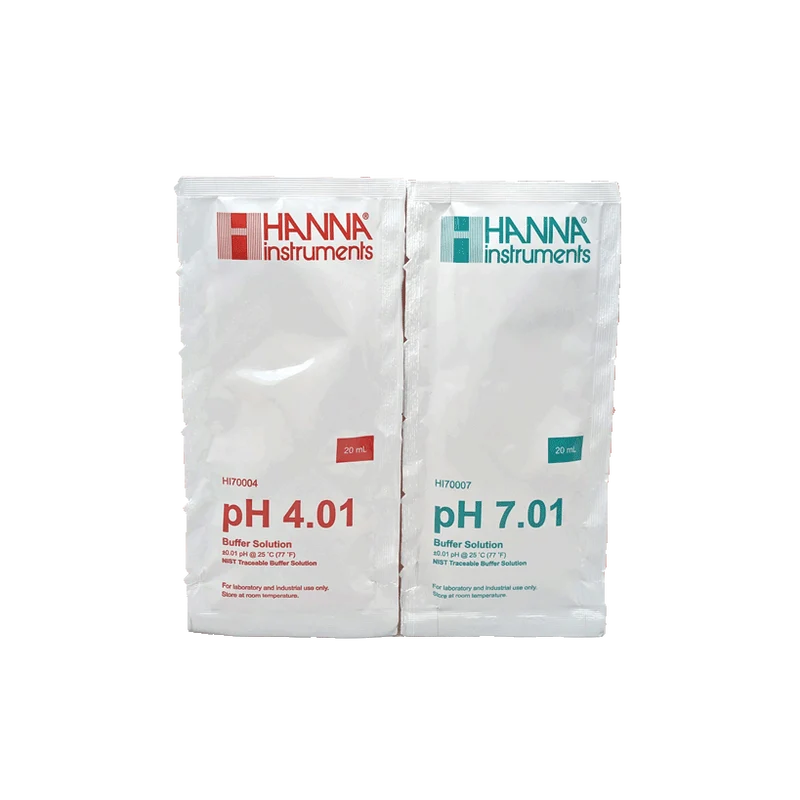 Solution tampon - pH 4,01 et pH 7,01 - 2x20ml