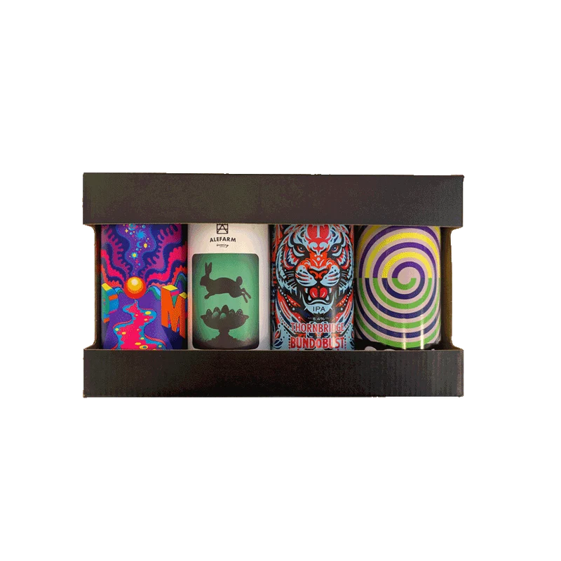 Coffret 4 Canettes 44cl - 100% Bières Internationales
