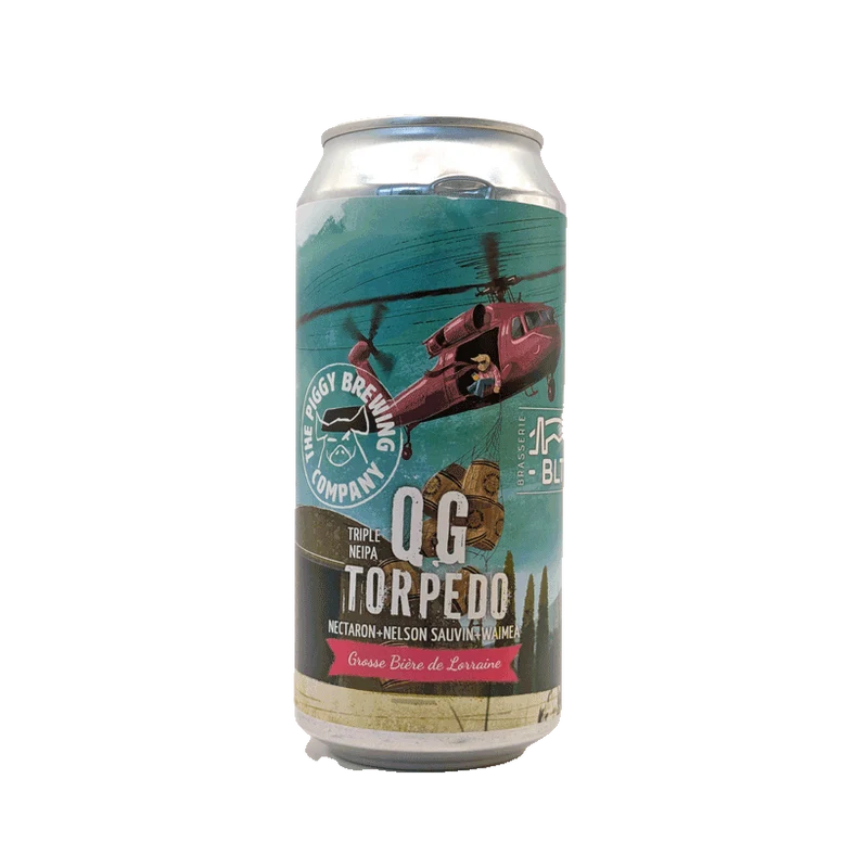 Piggy Brewing collab' La Tuilerie - QG Torpedo 44cl | Triple NEIPA