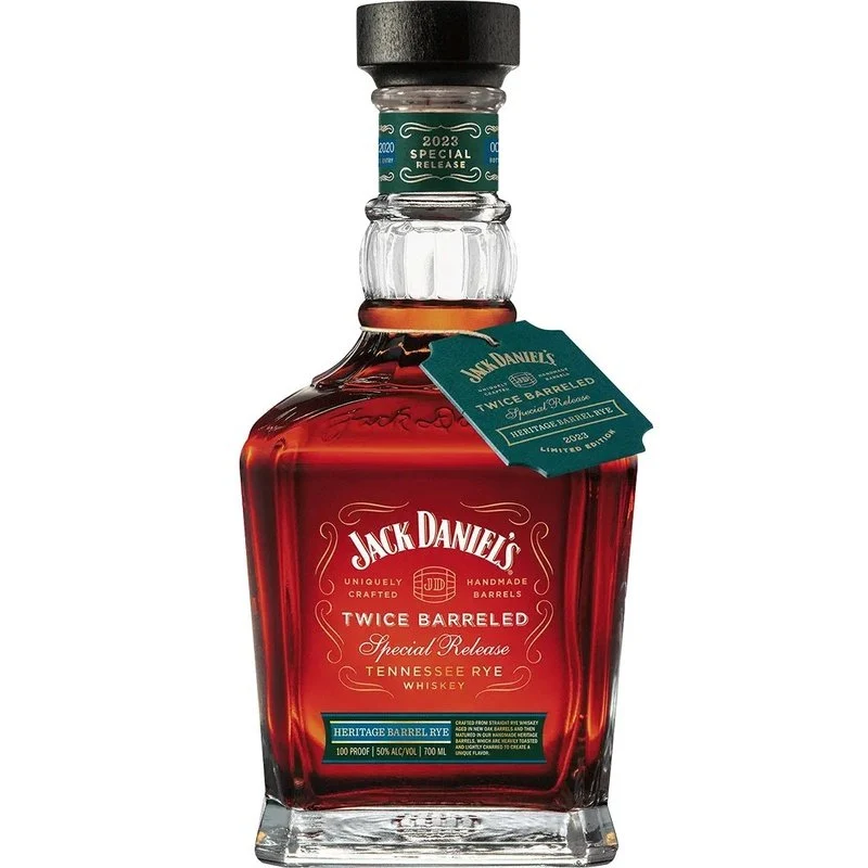 Jack Daniel's Twice Barreled Special Release Heritage Barrel Rye Whiskey