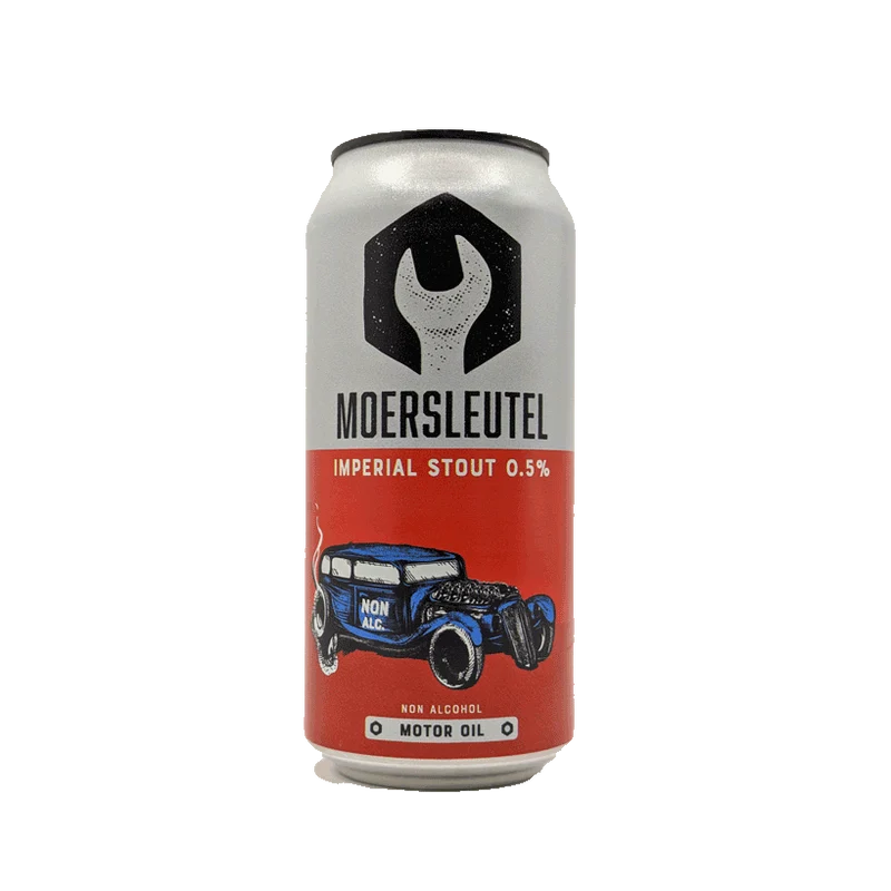 Moersleutel - Motor Oil NA 44cl | Imperial Stout sans alcool