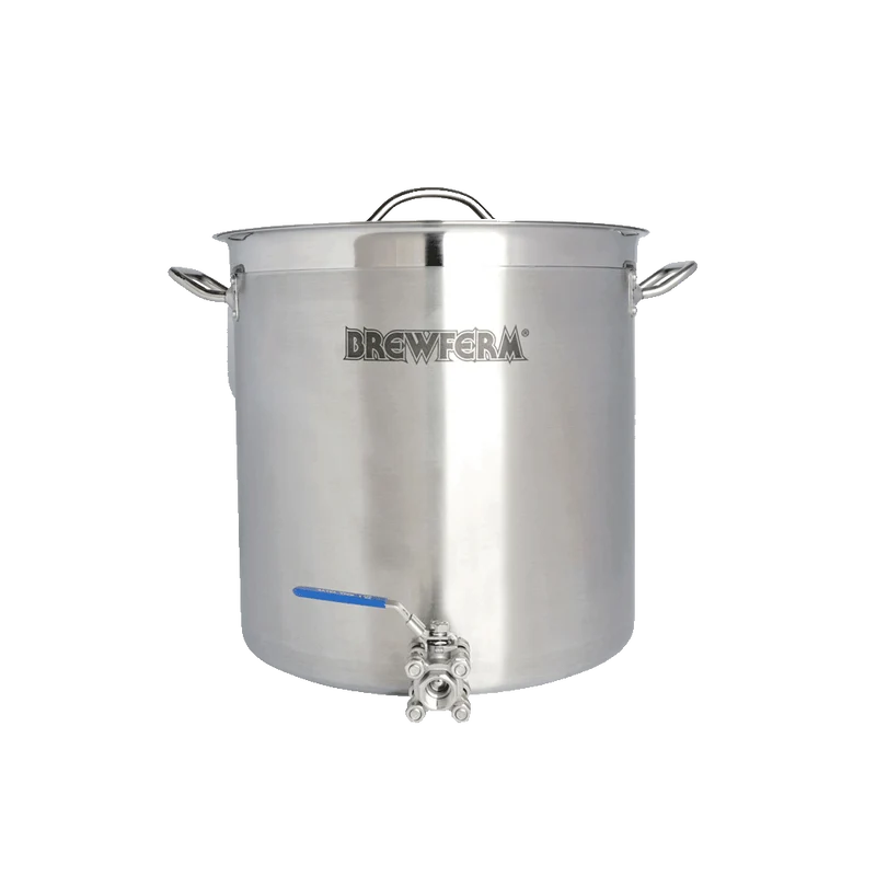 Brewferm cuve de brassage inox 35 litres avec robinet à boisseau sphérique (36 x 36 cm)