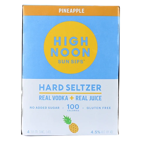 High Noon Sun Sips Pineapple Hard Seltzer