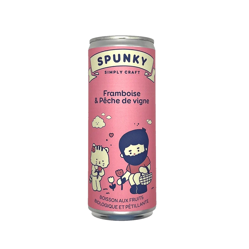 Spunky - Framboise & Pêche de vigne 25cl