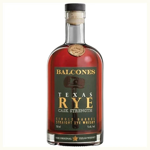 Balcones Texas Rye Cask Strength Single Barrel Straight Rye Whisky