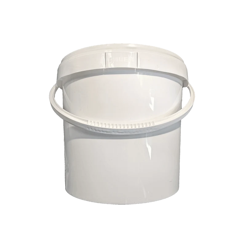 Seau en plastique avec couvercle - 12.8 L - Non percé