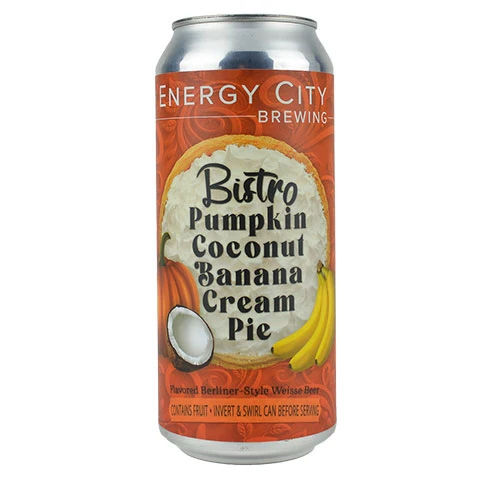 Energy City Bistro Pumpkin Coconut Banana Cream Pie Sour
