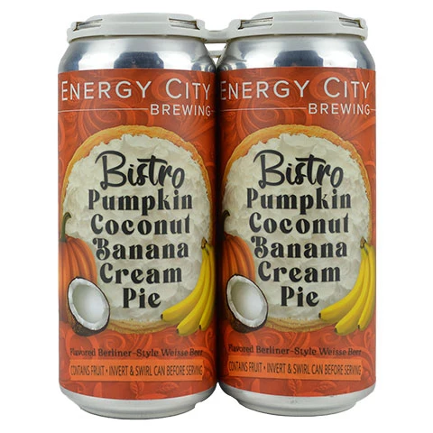 Energy City Bistro Pumpkin Coconut Banana Cream Pie Sour