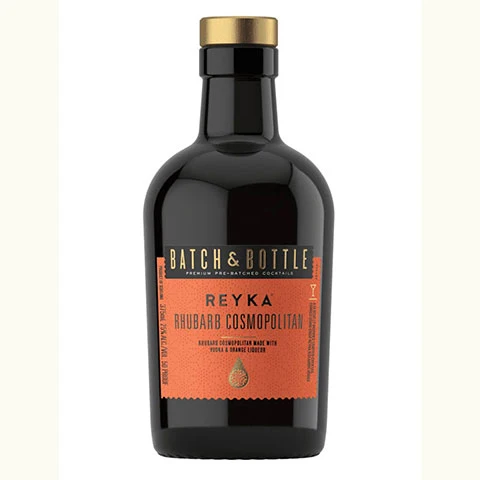 Batch & Bottle Reyka Rhubarb Cosmopolitan Cocktail