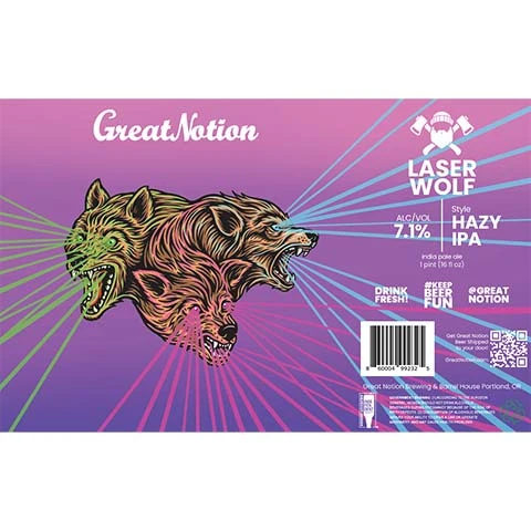 Great Notion Laser Wolf Hazy IPA