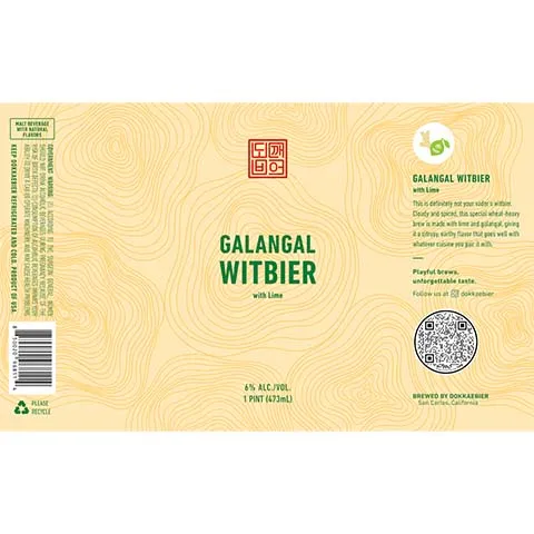 Dokkaebier Galangal Witbier