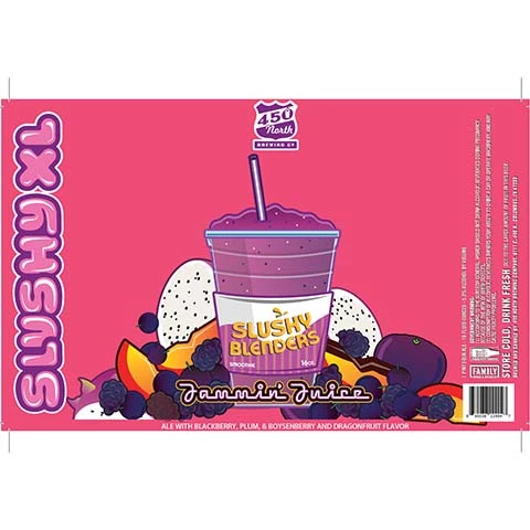 450 North Slushy XL Slushy Blenders Jammin Juice Sour