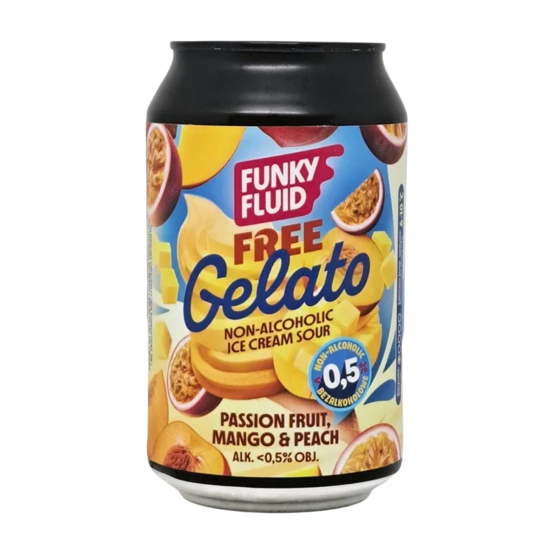 Funky Fluid Free Gelato: Passion Fruit, Mango & Peach | Non Sour