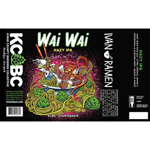 Kings County Brewers Collective Wai Wai Hazy IPA