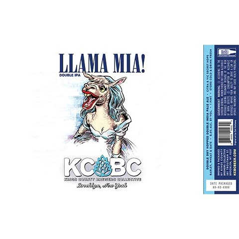 Kings County Brewers Collective Llama Mia! DIPA