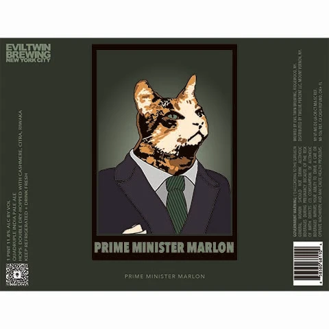 Evil Twin Prime Minister Marlon Quadruple IPA