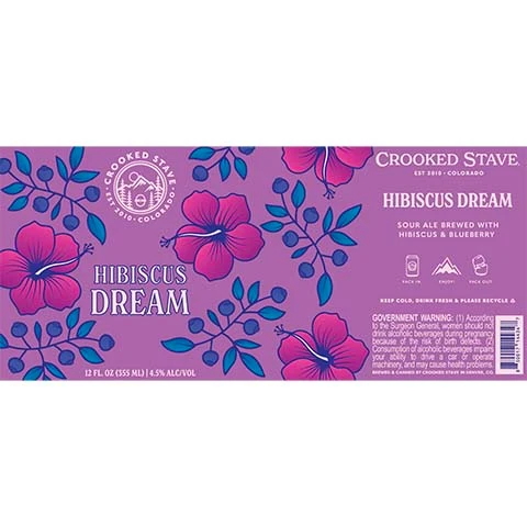 Crooked Stave Hibiscus Dream Sour