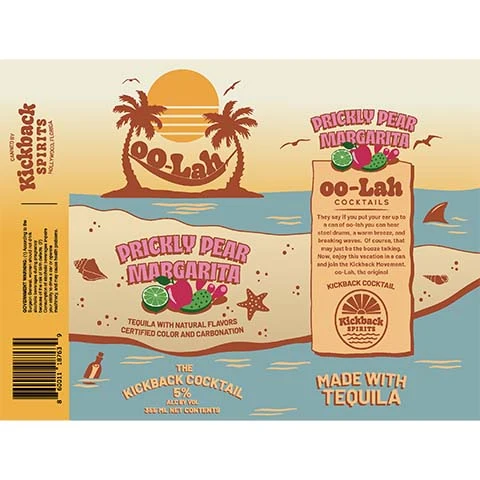 Kickback Ooh-Lah Prickly Pear Margarita