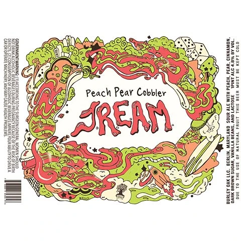 Burley Oak Peach Pear Cobbler JREAM Sour