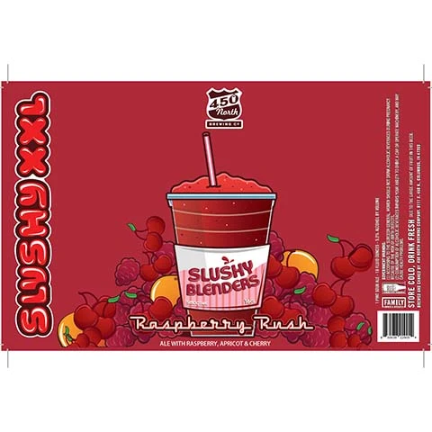 450 North Slushy Blenders Raspberry Rush Sour