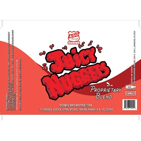 450 North Juicy Nuggets Proprietary Blend DDH DIPA