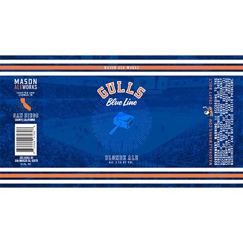 Mason Aleworks Gulls Blue Line Blonde Ale