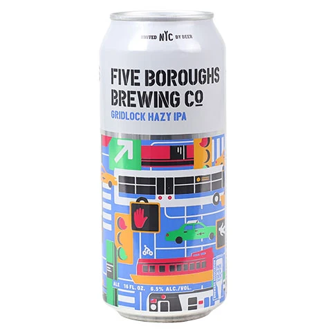 Five Boroughs Gridlock Hazy IPA