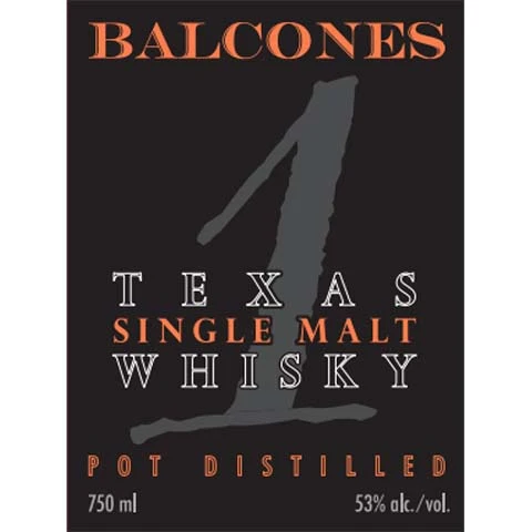 Balcones Texas 1 Single Malt Whisky