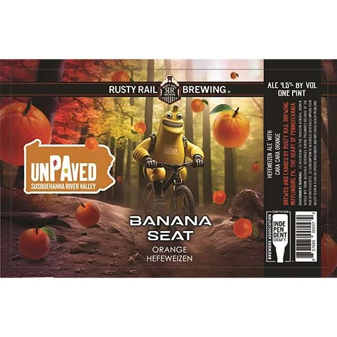 Rusty Rail Banana Seat Orange Hefeweizen
