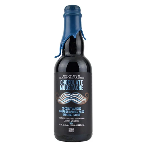 Urban Roots Bourbon Barrel Aged Coconut Almond Chocolate Moustache Imperial Stout (2024)