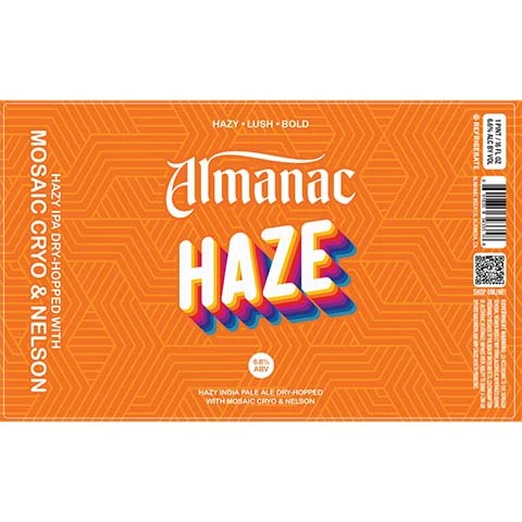 Almanac Haze Mosaic Cryo & Nelson Cryo Hazy IPA