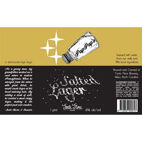 Fonta Flora Pap Pap's Salted Lager