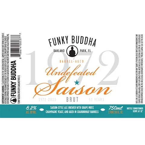 Funky Buddha Undefeated Saison