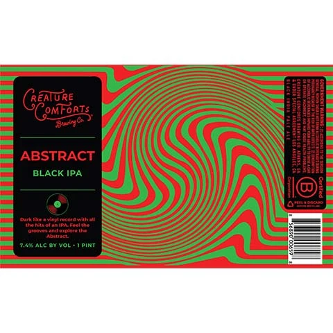 Creature Comforts Abstract Black IPA