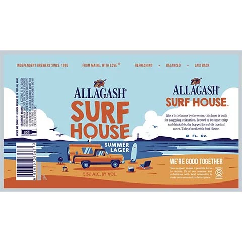 Allagash Surf House Summer Lager