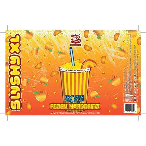 450 North Slushy XL Frozen Peach Margarita Sour