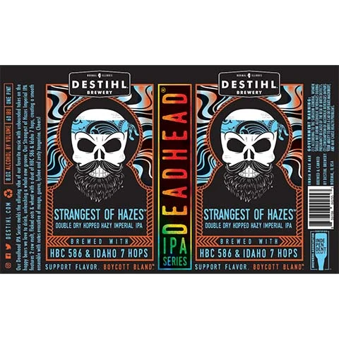 Destihl Strangest Of Hazes DDH Hazy Imperial IPA