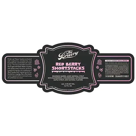 Bruery Red Berry Shortstacks Imperial Stout
