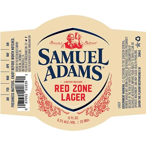 Samuel Adams Red Zone Lager